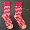 small batch orders Wave Stripes Cotton Socks women Solid Color Ankle Boot Styling Harajuku Christmas Girlfriend Gift Pink 