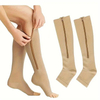 Economy Option Zipper Compression Socks for women & Sturdy Zippered Stocking to Improves Blood Circulation Relieves Pain & 