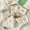 tailored services Of Spring And Autumn Socks Set women s Medium Tube Socks Casual And Cute Smiling Pure Cotton 