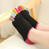 High Demand women Girls New Toe Socks Funny Five Fingers Socks Striped Cotton Breathable women s Short 