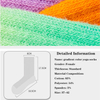 OEM Yoga Socks women Gradient Sports Socks Cotton Mid tube Towel Non slip Grip Silicone Indoor Fitness Crew Gym Pilate 