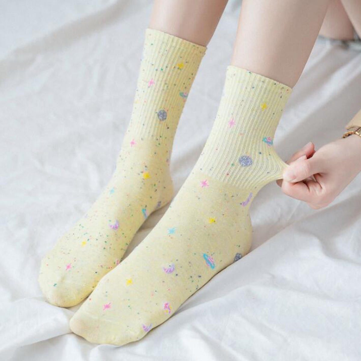 growing buyer Set women s Fashion Breathable Crew Socks Skateboard Cotton Socks Cute Pattern Hip Hop Socks Funny Socks For 