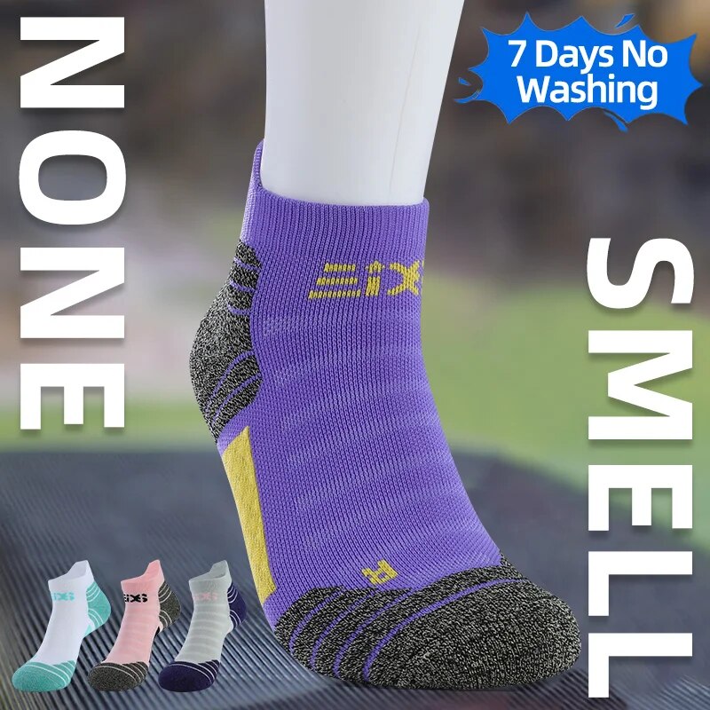 cost-effective Deodorant Antibacterial Sports for women Nano Copper Mid Calf Compression MTB Cycling Bicycle Running Climbing 