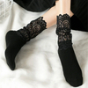 Latest Model Size Adult women s Personality Four Seasons Thick Mid tube Socks Artistic Color Polka Dot Pure Cotton 