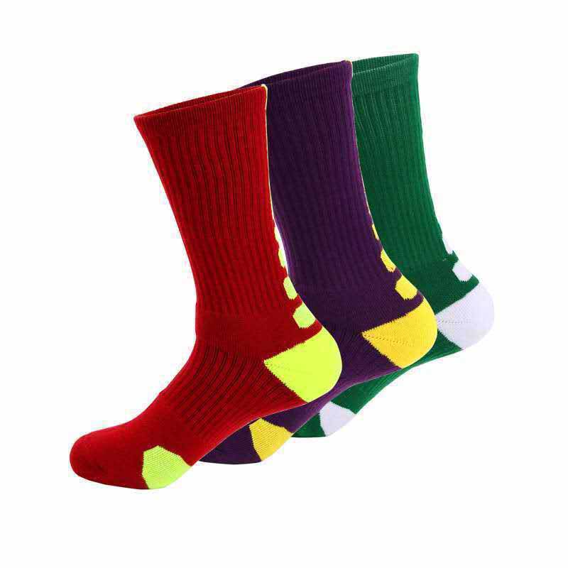  men‘s Fitness Running Bike Cycling Hiking White Black Sport Socks Outdoor Basketball Football Soccer Compression Sock 