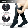 Medias De 15-20 Mmhg Enfemera Prevent Varicose Veins Anti Fatigue Pain Sports Nursing Women Men Compression Socks with Zipper