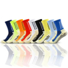 Hot Sale Custom Logo Spandex Grip Black Compression MID-Tube Non-Slip Knitting Wholesale Gym Soccer Football Men Crew Sports Socks