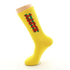 Custom Logo Crew Business Solid Color Bamboo Black White Grey Sports Socks
