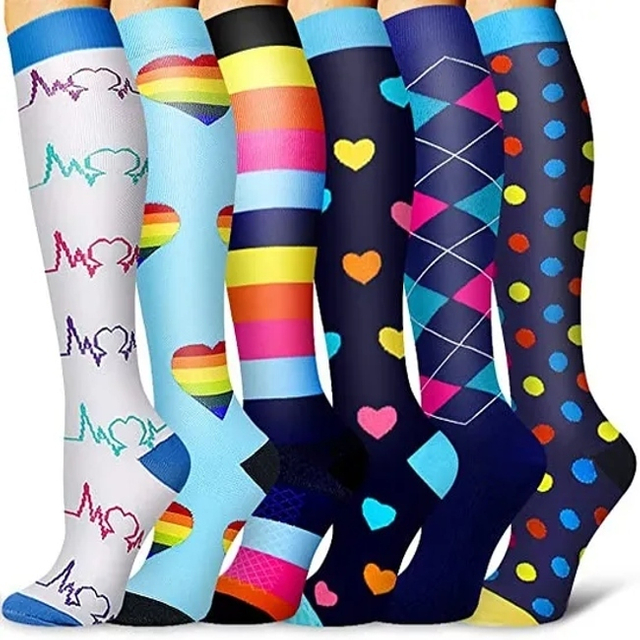 Custom Logo Tube Sock Thick Nurse Compression Socks Cycling Basketball Elites Men Crew Sports Socks Man