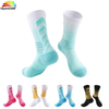Customize and Wholesale Latest Gradient Color Cushion Bottom Athletic Crew Sports Sock in Many Colors at Low Prices