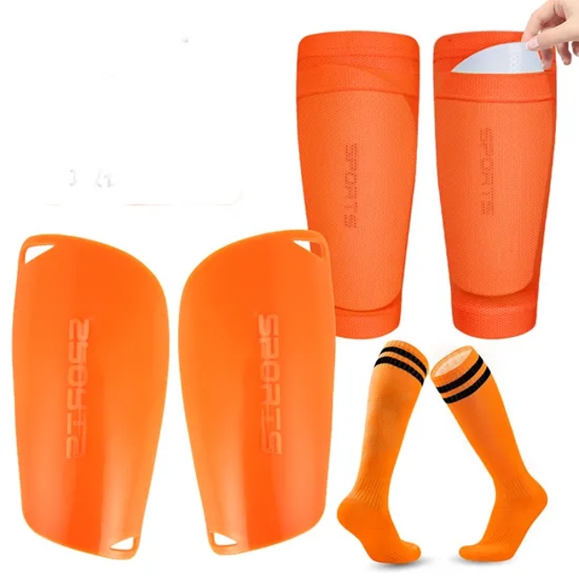Custom Football Socks Set Soccer Shin Guard Football Grip Socks and Soccer Compression Leg Sleeve