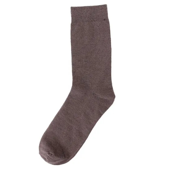 Unisex Men Women Custom Wholesale Natural Organic Crew Socks