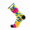 Low Price Crew Cotton Men Women Customized Fruits Printed Socks