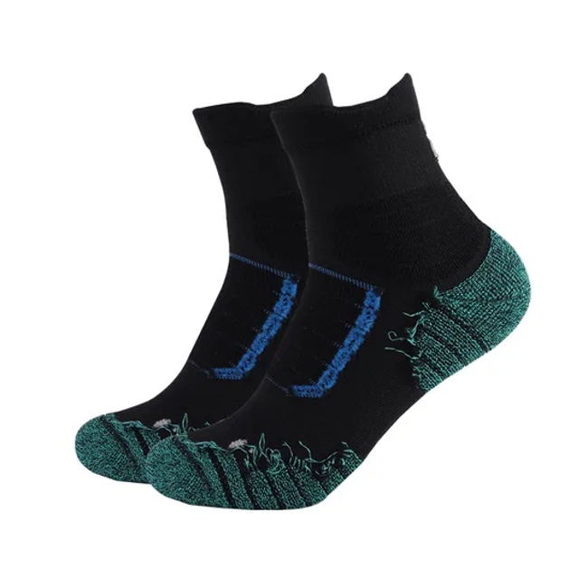 Hot Sale Trendy Breathable Athletic Badminton Professional Tennis Custom Ankle Crew Men Compression Basketball Sport Socks