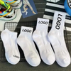 Mens Knit Embroidered Cotton Cycling Outdoor Sport Unisex Socks for Men Crew Socks Custom Logo