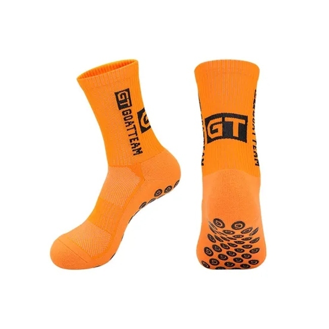 Customization Men′s Football Socks Bright Colors Training Socks Adhesive Base Sports Sock