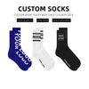 Custom Design High Quality Breathable Comfortable Cotton Crew Socks for Men