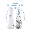 Quality Crew Men Designer Soccer Sport Anti Slip Custom Football Grip Socks
