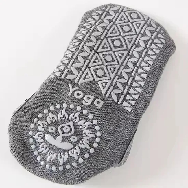 Customized Grip Compression Wholesale Women′s Men Ankle Dance Crew Non-Slip Cotton Yoga Sport Sock