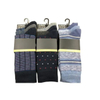 Antibacterial Soft Breathable High Elastic Cotton Modal Colorful Stripe Block DOT Stripe Men Ankle Crew Socks