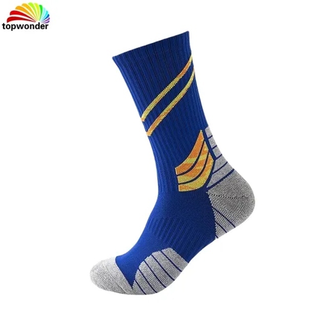 Customize and Wholesale Crew Cushion Bottom Fitness Athletic Basketball Running Cycling Sports Sock in Many Colors at Low Prices