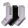 Quality Crew Fashion Grip Embroidery Women Compression Logo Print Men′s Designer Sport Custom Socks