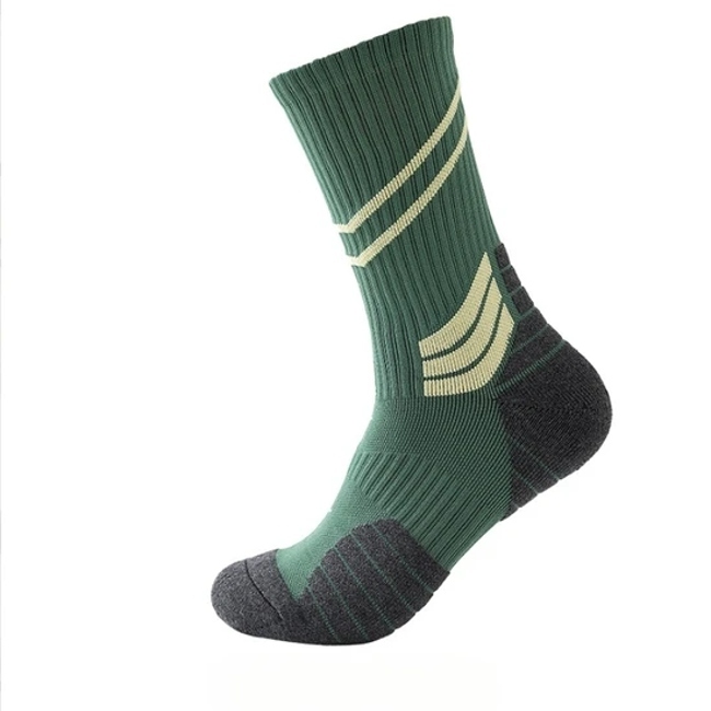 Breathable Long Tube Men′s Fashion Socks with Sweat Absorption Features
