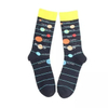Planet Universe Space Pattern Soft Socks Alien Crew Fashion Funny Socks for Men