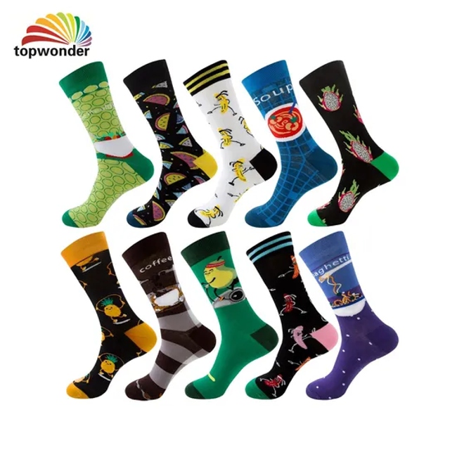 Wholesale and Customize All Designs of Fashion Sock Cotton Sock Dress Sock Crew Sock for Men Women and Kids