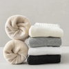 Winter Casual Plain Terry Socks Men Unisex Thick Combed Cotton Crew Socks
