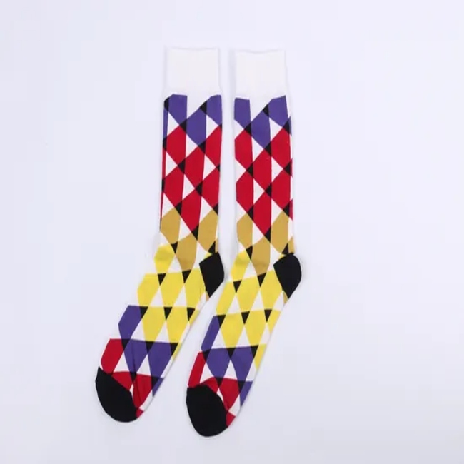Design Your Crew Custom Socks Cotton OEM Socks Customize Logo on Men Socks