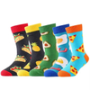 Wholesale Print Blank Custom Logo Unisex 3D Designer Crew Sports Men Socks