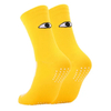 OEM Designer Casual Jacquard Knitted Letter Wholesale Crew Cotton Brands Funny Sports Terry Custom Socks Men with Logo