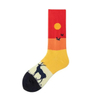 Wholesale Funny Socks Cotton Big Size Custom Novelty Comics Cartoon Calcetines Women Crew Men Happy Socks
