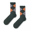 Classic Argyle Patterned Socks Formal Business Dress Crew Socks for Men