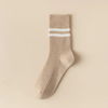 High Quality Male Unisex Black White Grey Wool Hemp Bamboo Fibre Custom Design Boot Pride Man Business Dress Work MID Crew Socks