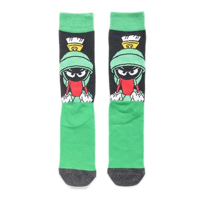 Men′s Trendy Cartoon Breathable Casual Street Style Crew Socks for All Seasons