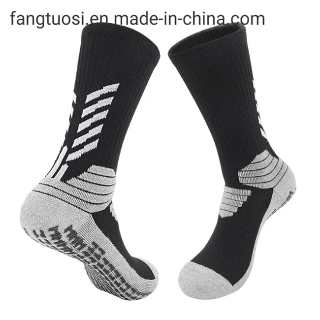 Men Custom New Design Anti Slip Over Knee High Soccer Socks Unisex Breathable Football Fashion Quality Crew Socks