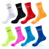 Custom Logo Crew Unisex Basketball for Men Grip Custom Anti-Slip Black Gym Socks