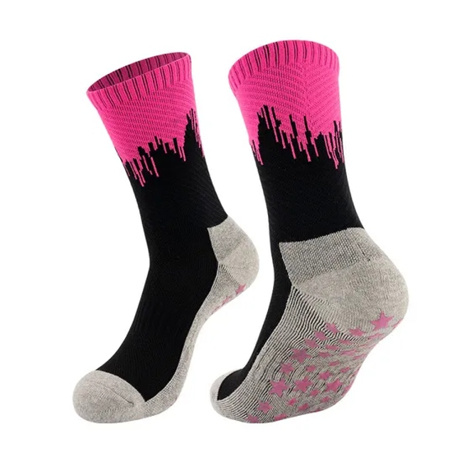 Custom Football Anti Slip Socks High Quality Non Slip Grip Sock Professional Compression Soccer Crew Men Women Youth