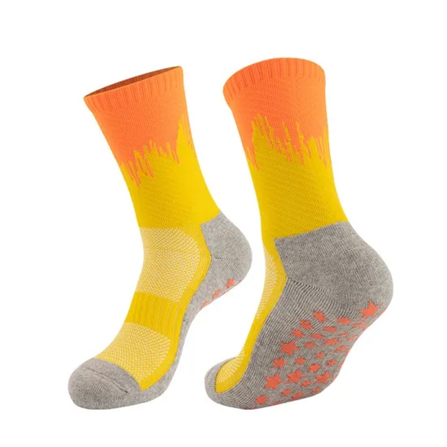 Custom Football Anti Slip Socks High Quality Non Slip Grip Sock Professional Compression Soccer Crew Men Women Youth