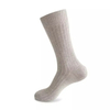 Solid Color Business Socks Formal Business Office Work Dress Crew Socks for Men
