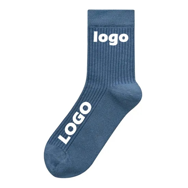 Crew Socks for Men Green Cool Breathable Running Sport Comfortable Socks Sustainable Casual Socks