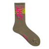 Custom Designer Fashion Crew Cotton Jacquard Socks Men Knitted Custom Logo Socks