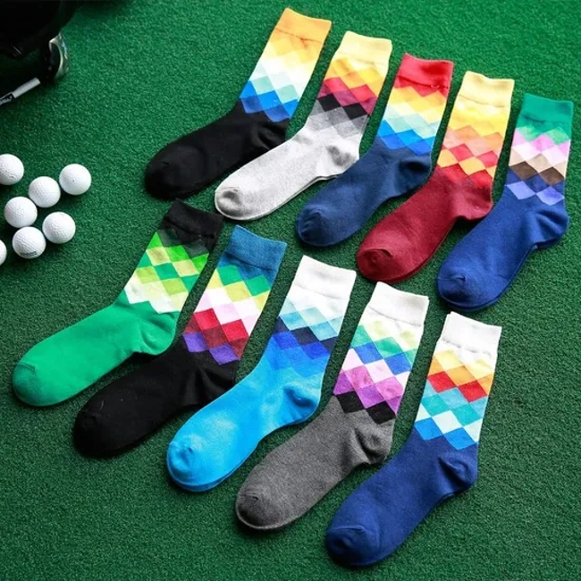 High Quality Men′s Formal Sports Custom Manufacturer Socks-Supplier Crew Sport Dress Socks