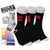 Fashion Breathable Soft Adult Custom Logo Basketball Sock Cotton Sports Socks Crew Socks for Men