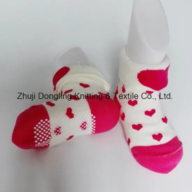% Cotton and Slipper Childrden Baby Socks