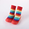 New Arrival Wholesale Custom Cute Baby Anti Slip Soft Rubber Shoe Socks