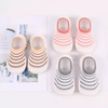 Knit Rubber Grip Socks Kids Shoes Baby Indoor Learn to Walk Floor Socks