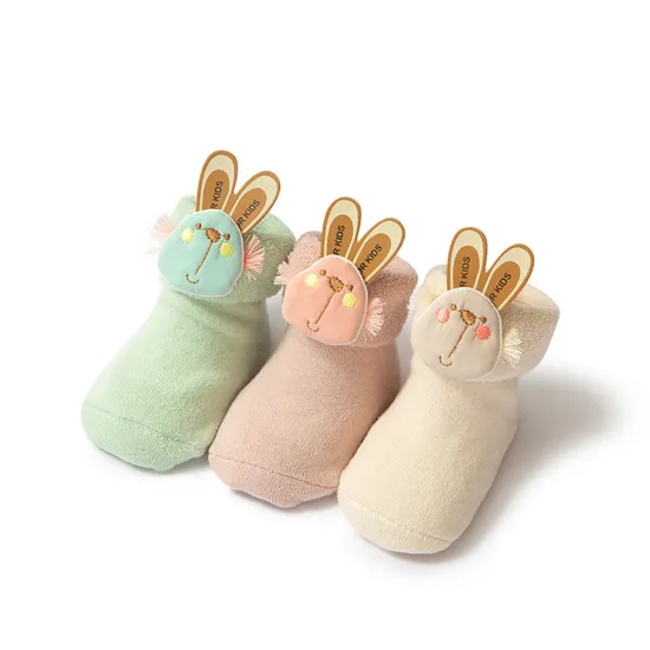 Unisex Wholesale Custom Shoe Children Baby Kids Bci Cotton Terry Toy Socks